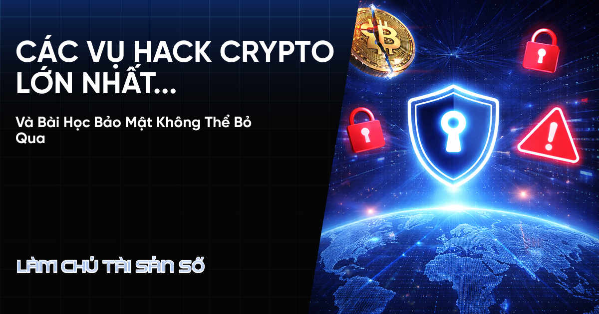 Các Vụ Hack Crypto Lớn Nhất Và Bài Học Bảo Mật Không Thể Bỏ Qua