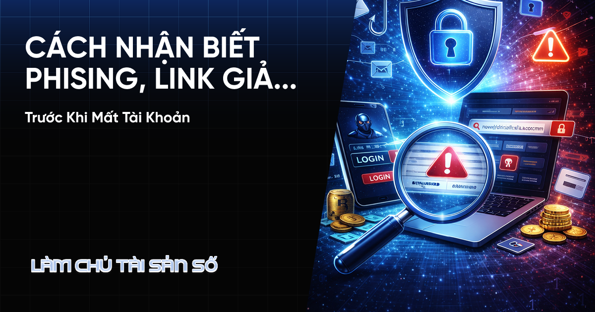 Cách Nhận Biết Phising, Link Giả,..Trước Khi Mất Tài Khoản
